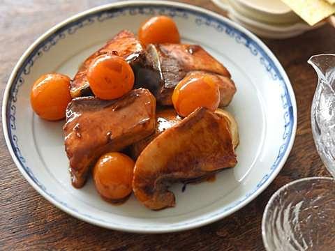 ぶりと金柑の照り焼き