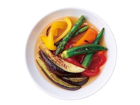 彩り鮮やか「 ジュワ‼うま‼夏野菜の焼き浸し」