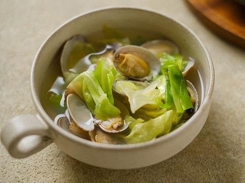 あさりと春キャベツのこれ!うま!!和風スープ