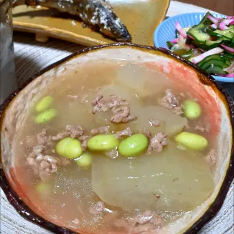 冬瓜のそぼろ煮