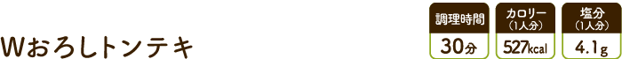 Wおろしトンテキ