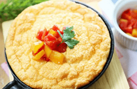 フライパン1つで簡単！ふわふわ スフレオムレツ