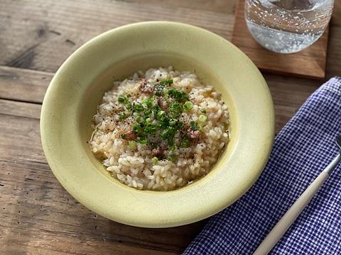 塩辛チーズリゾット