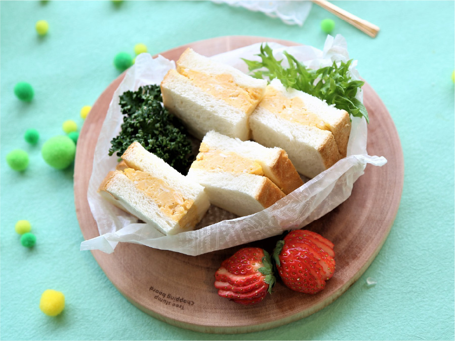 ■とろける半熟たまごサンド