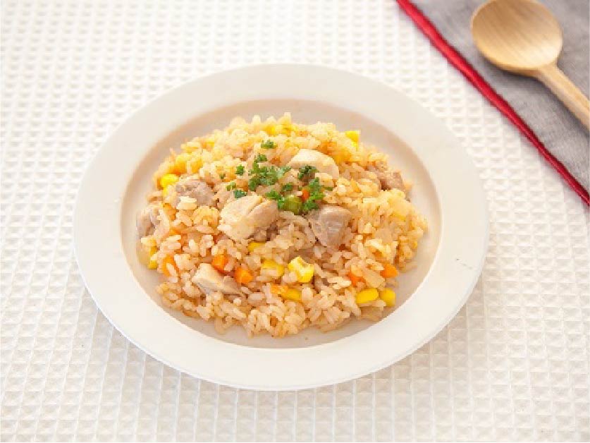 炊飯器で楽ちん♪チキンライス
