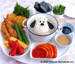 和洋いろいろスヌーピー 手巻きすし