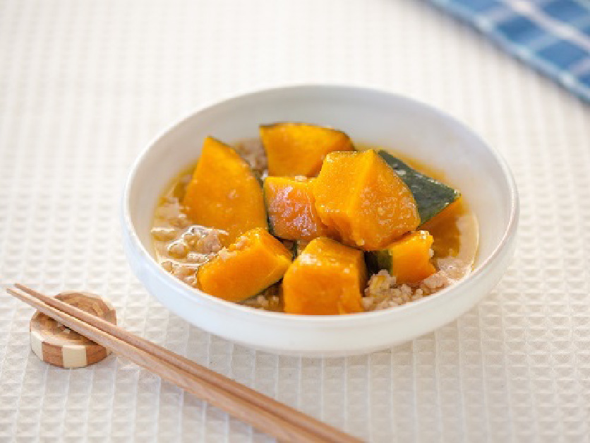 かぼちゃのそぼろ煮