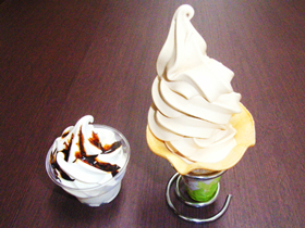 『しょうゆソフトクリーム　販売開始』