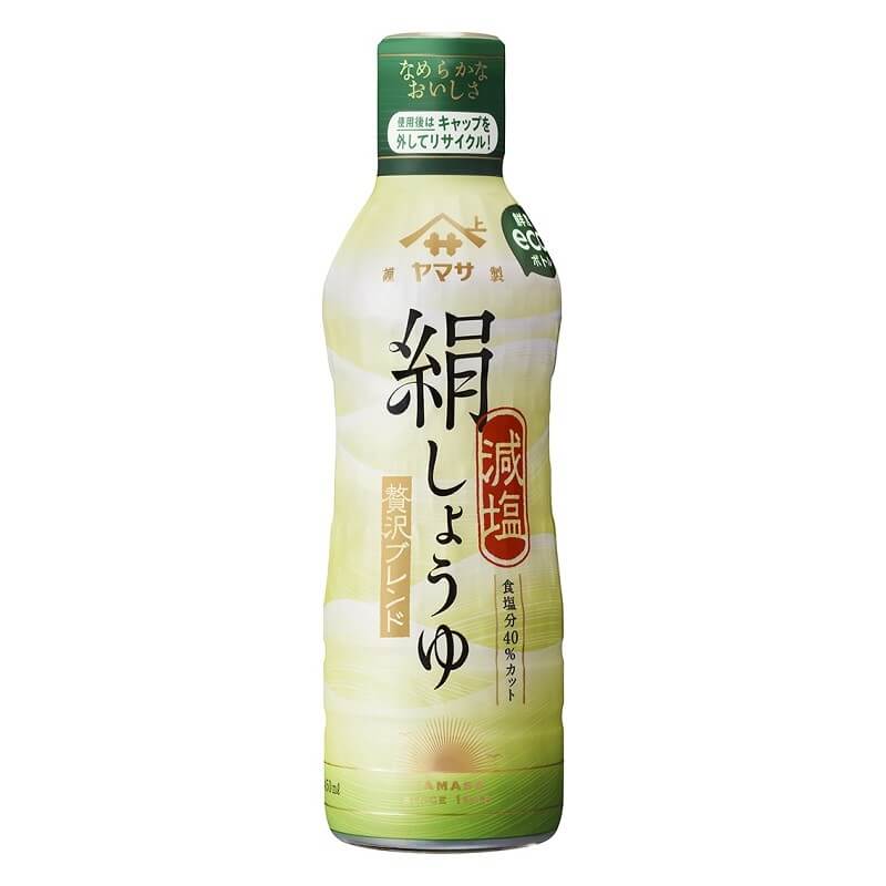ヤマサ 絹しょうゆ減塩４５０ｍｌ 【ヤマサ醤油株式会社】