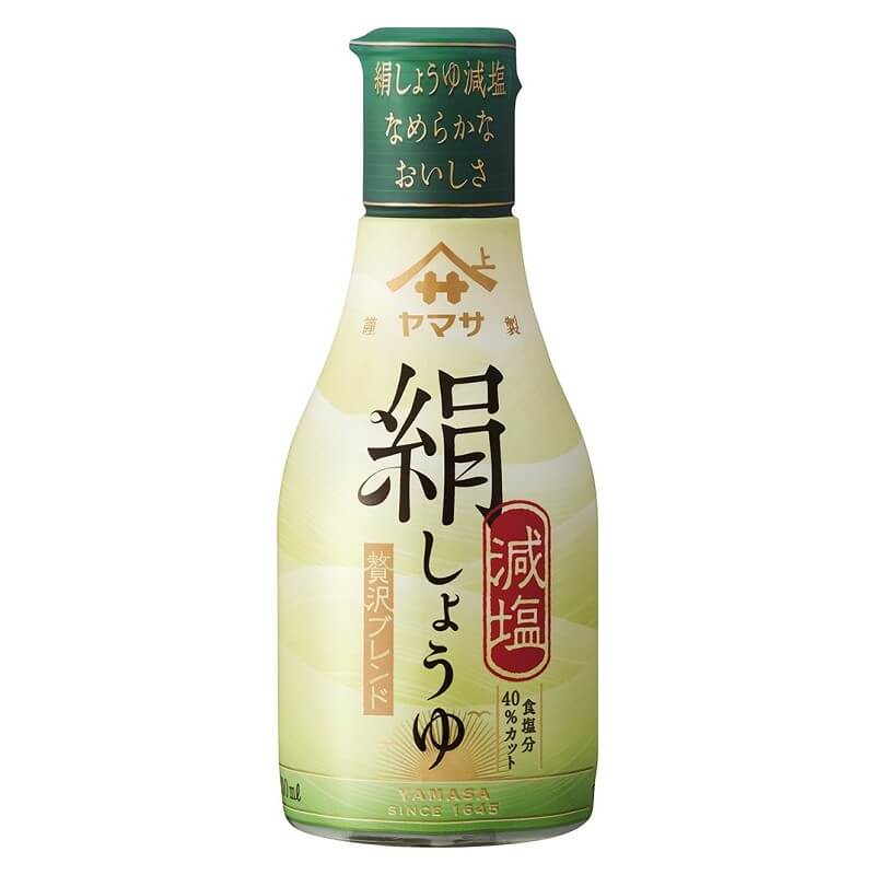 ヤマサ 絹しょうゆ減塩２００ｍｌ 【ヤマサ醤油株式会社】