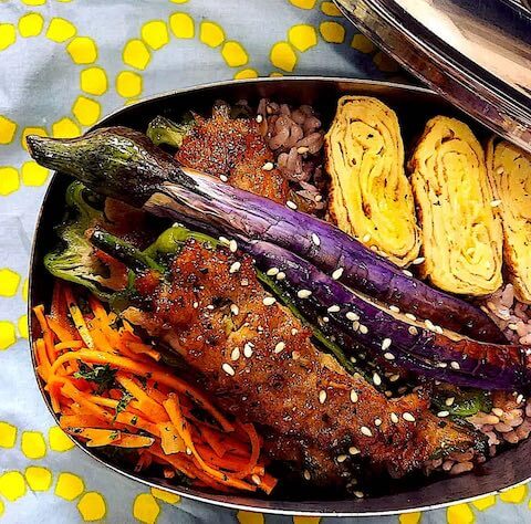 万願寺とうがらしの肉詰めBENTO